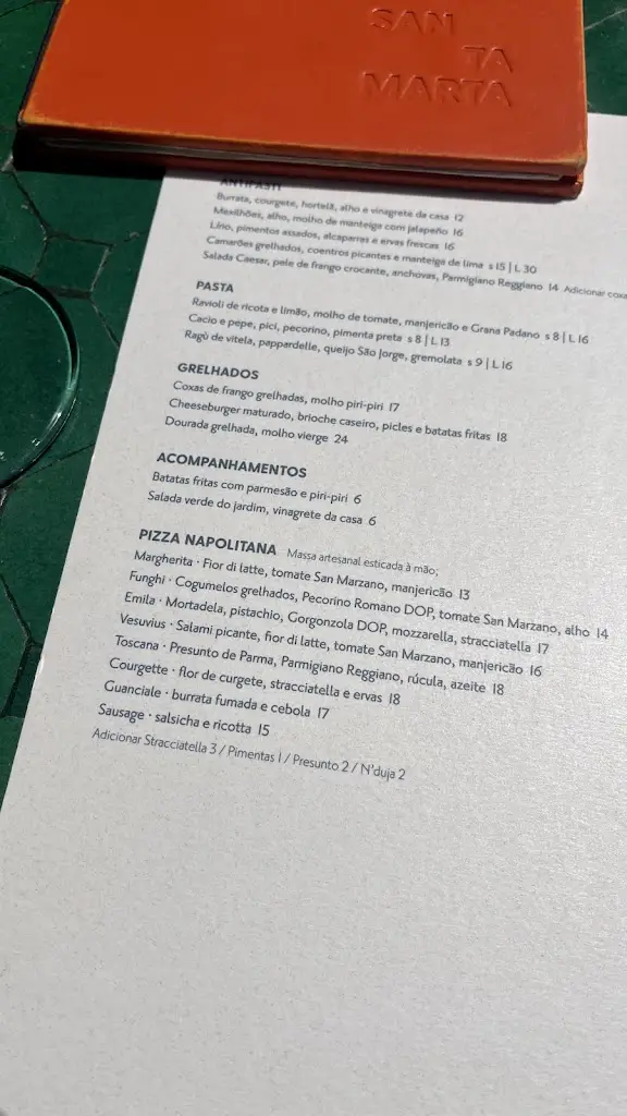 Menu_Santa Marta Mediterranean Restaurant Lisbon_Lisbon_image_4