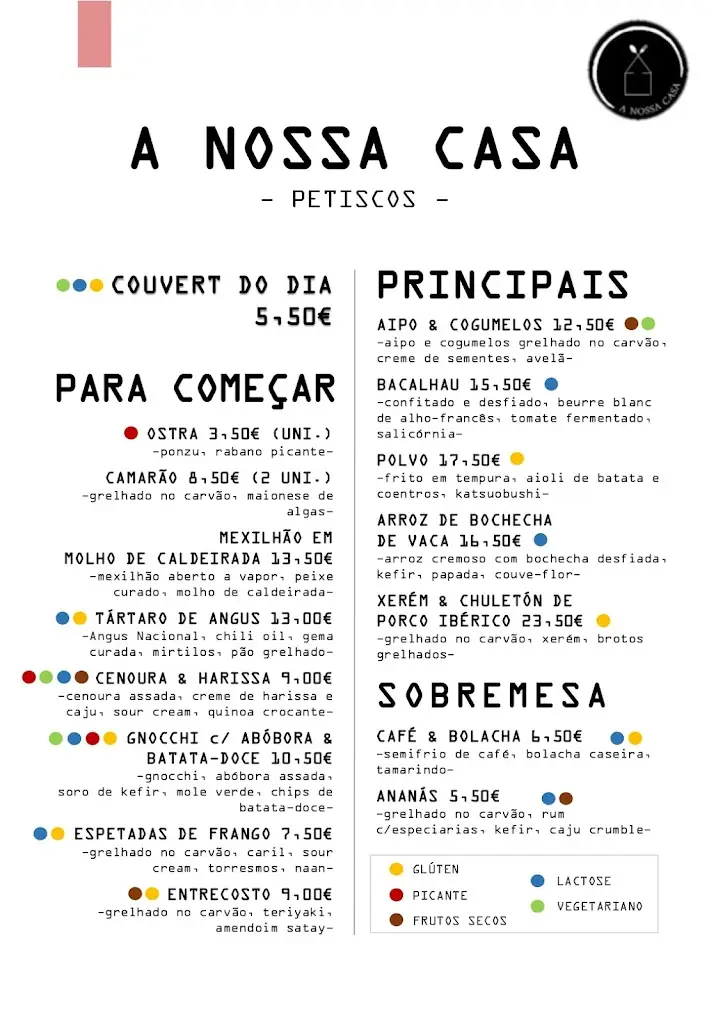 Menu_A Nossa Casa_Lisbon_image_1