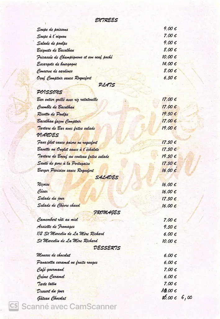 Menu_Comptoir Parisien_Lisbon_imagen_1
