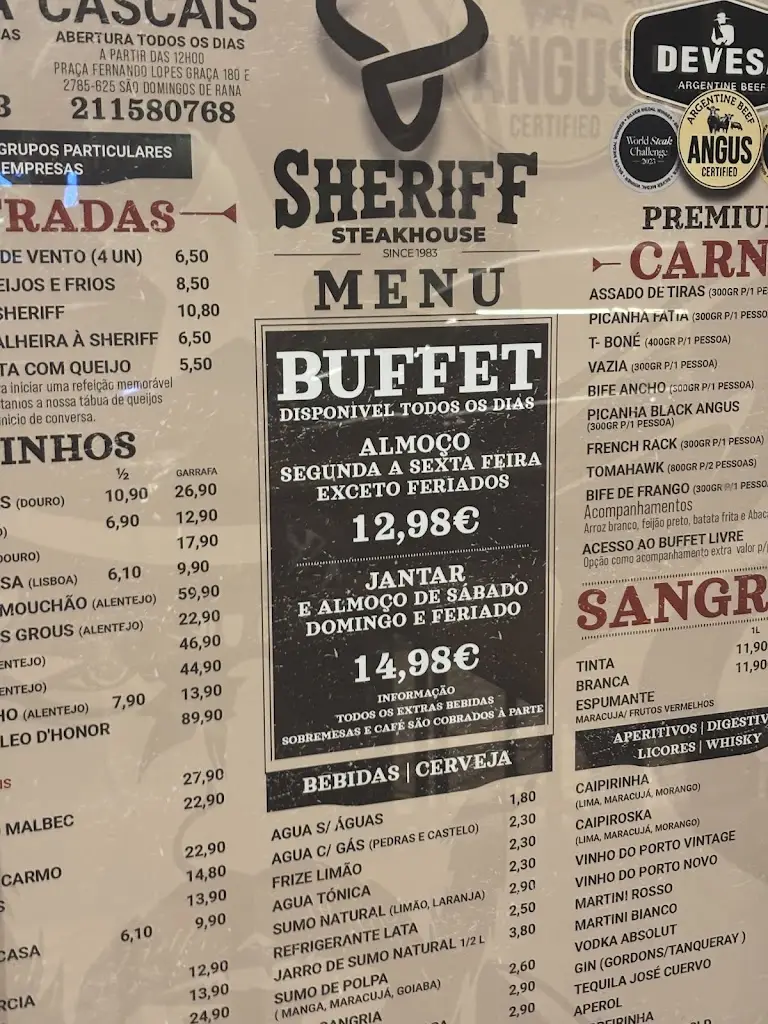 Menu_Sheriff Steakhouse Tires_São Domingos de Rana_immagine_4