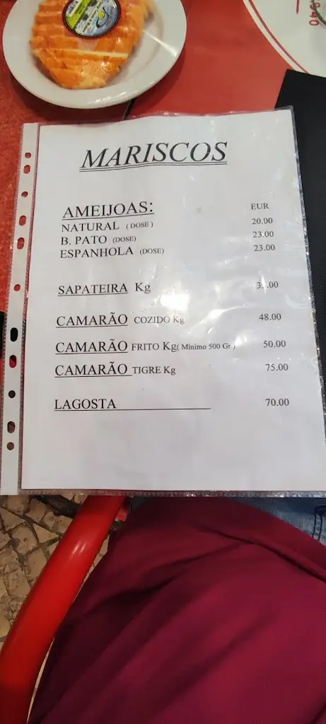 Menu_Restaurante O Mirante_Vieira de Leiria_immagine_2