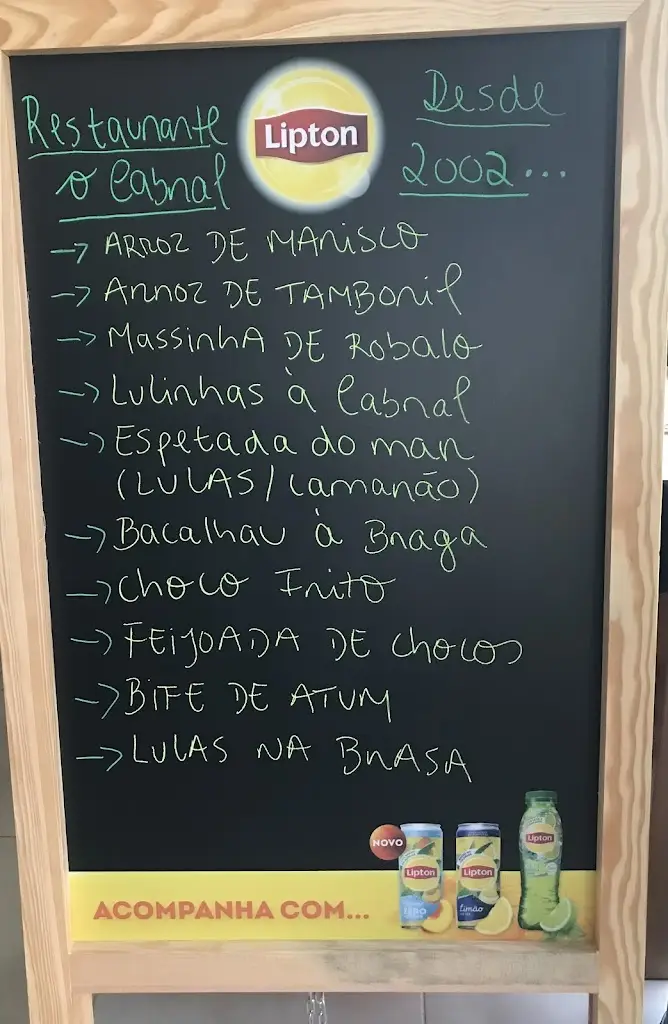 Menu_Restaurante Cabral_Vieira de Leiria_immagine_4