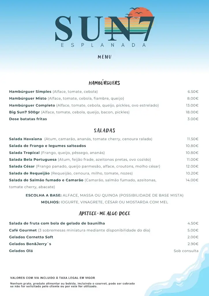 Menü_SUN7 Esplanada_Vieira de Leiria_Bild_1