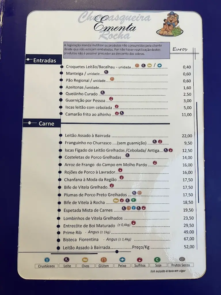 Menü_Churrasqueira Rocha_Luso_Bild_2