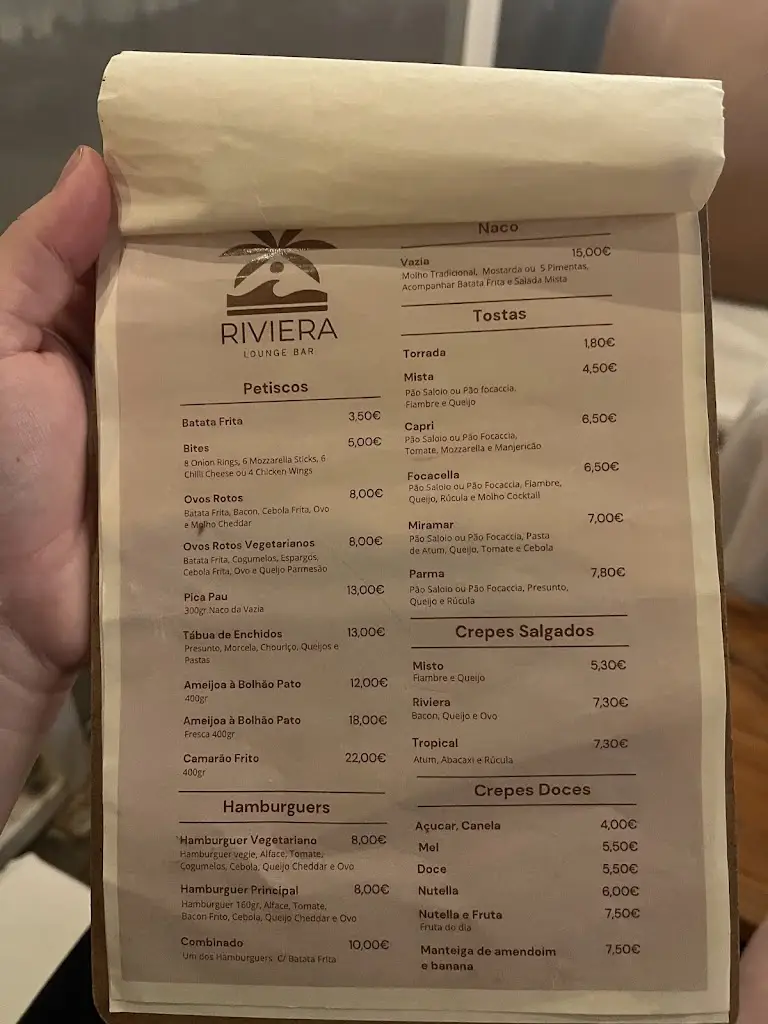 Menu_Riviera Lounge Bar_Vieira de Leiria_immagine_1