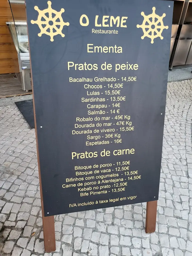 Menu_Restaurante - O Leme_Vieira de Leiria_image_1
