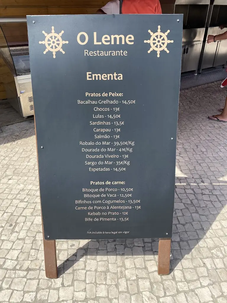 Menu_Restaurante - O Leme_Vieira de Leiria_image_2