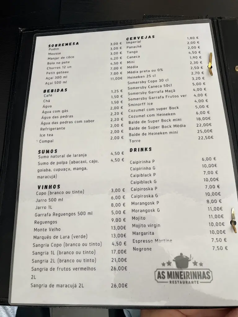 Menu_As Mineirinhas_Caneças_immagine_1