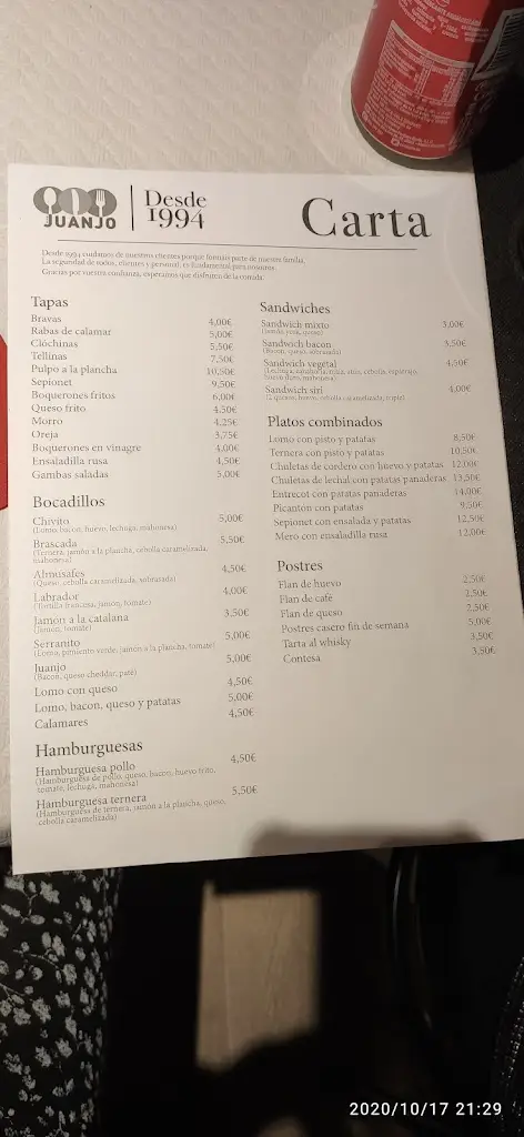 Menu_O Retiro Alentejano_Caneças_immagine_1