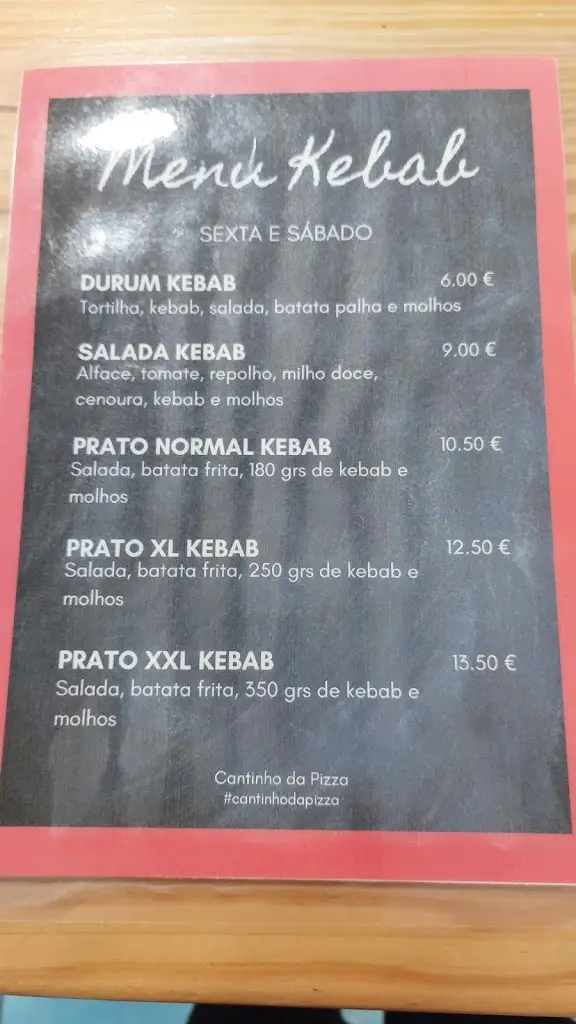 Menu_O Cantinho da Pizza_Calheta de São Jorge_immagine_3