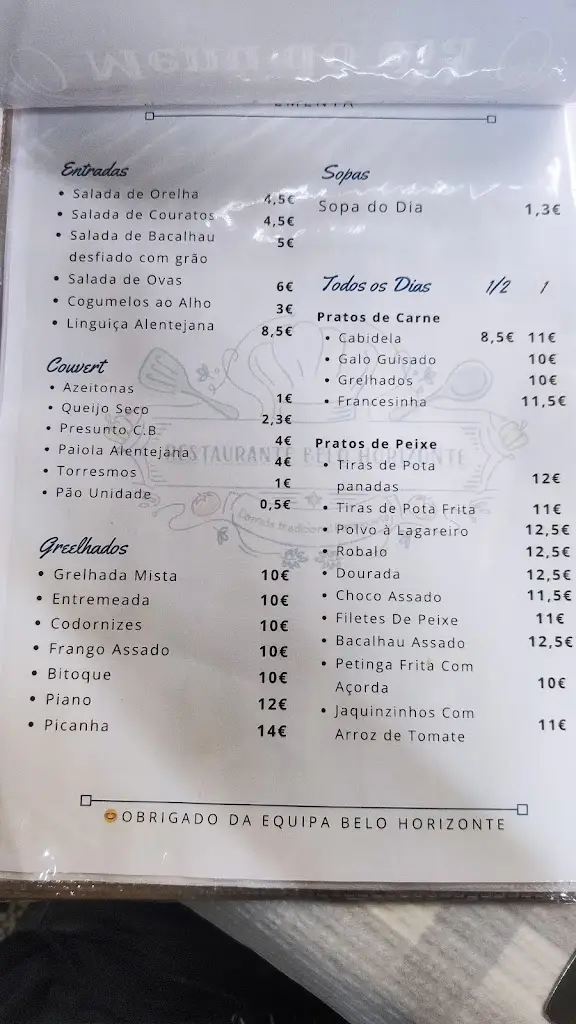 Menu_Restaurante Belo Horizonte_São João da Talha_image_1