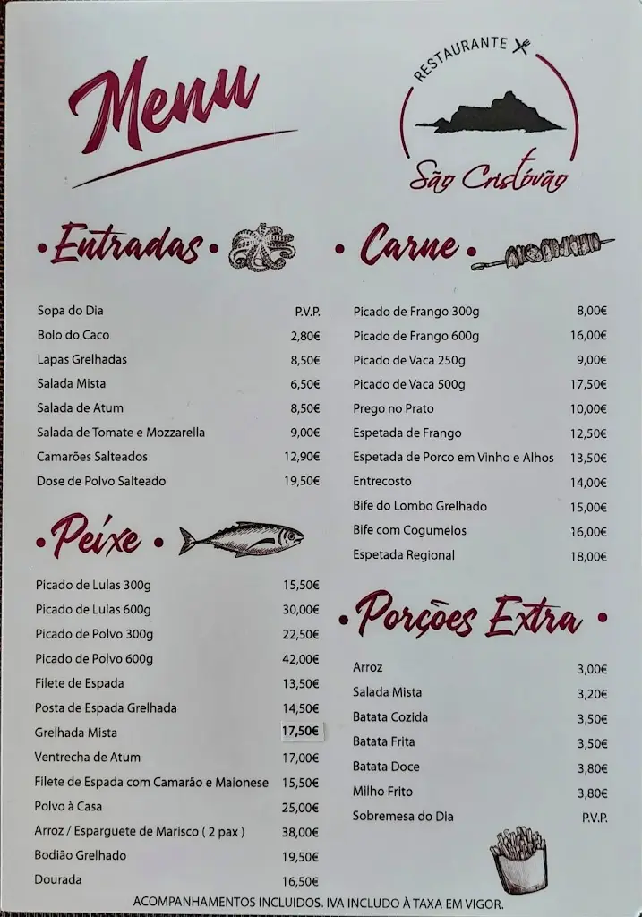 Menu_Restaurant São Cristóvão_Boaventura_image_4
