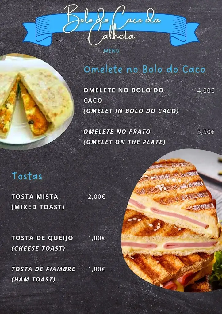 Menu_Bolo Do Caco Da Calheta_Arco da Calheta_image_1