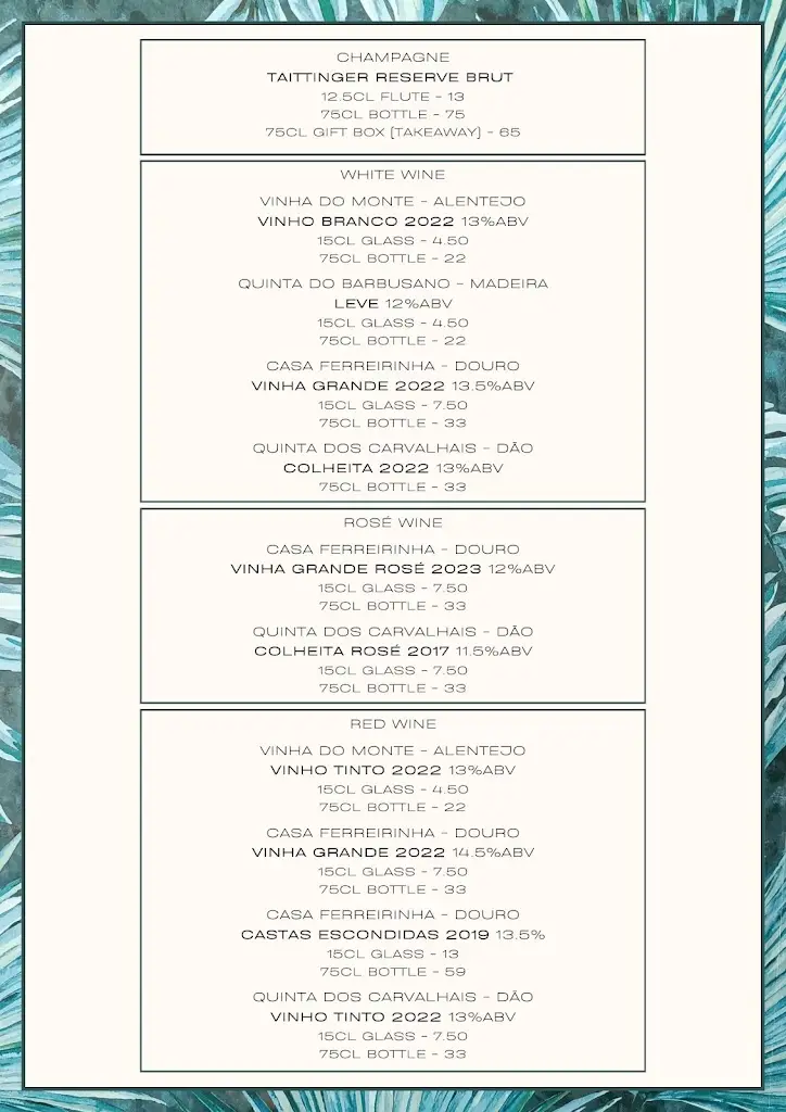 Menu_Magnolia Contemporary Bar & Restaurant_Calheta_image_2