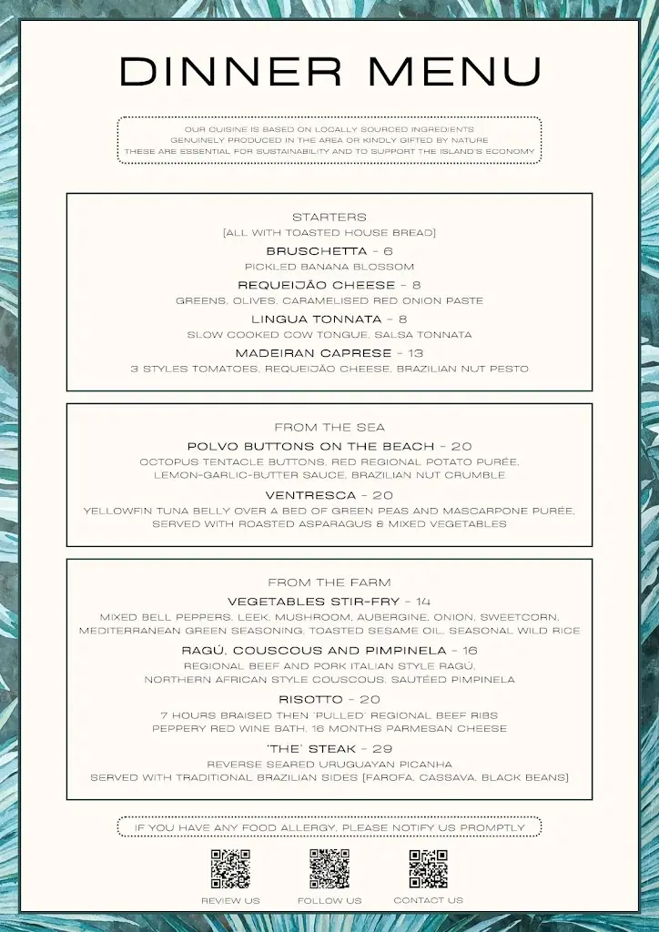 Menu_Magnolia Contemporary Bar & Restaurant_Calheta_image_4