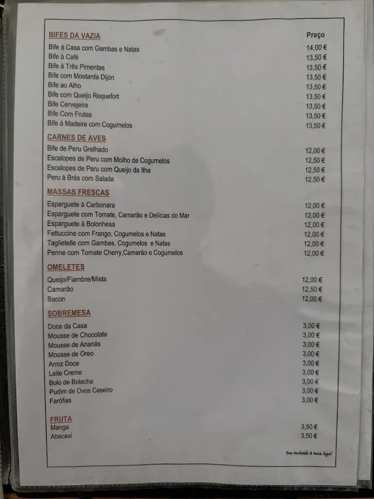 Menu_Carvão de Sobro_Sacavém_immagine_2