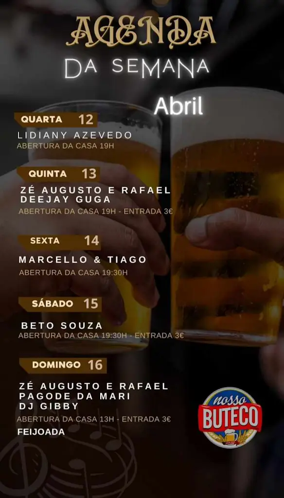 Menu_Restaurante Nosso Buteco_Sacavém_immagine_3