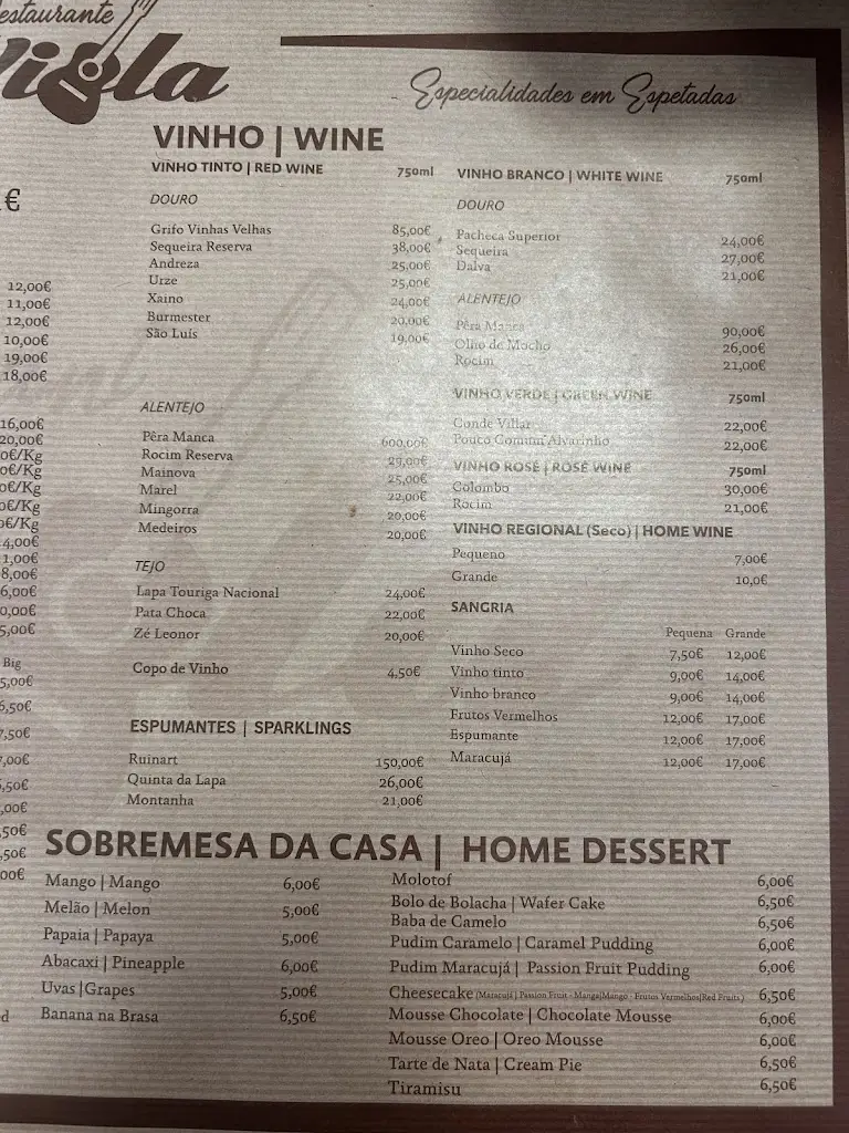 Menu_Viola restaurant_Câmara de Lobos_immagine_4