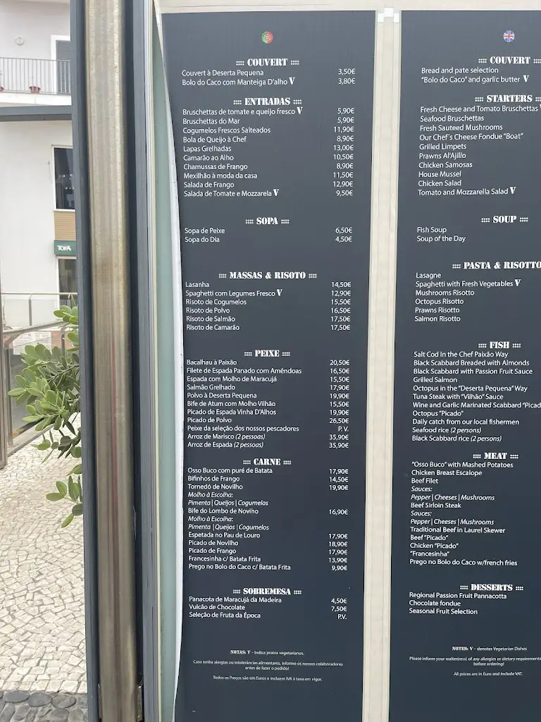 Menü_Deserta Pequena_Câmara de Lobos_Bild_2