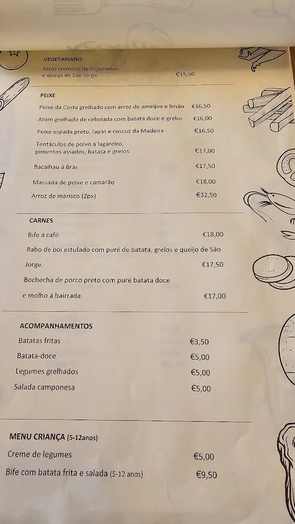 Menu_Restaurante O Recante_Caniçal_imagen_1