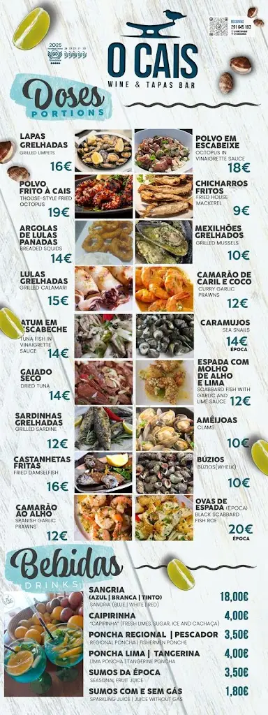 Menu_CAIS,Wine&Tapas Bar_Caniçal_immagine_1