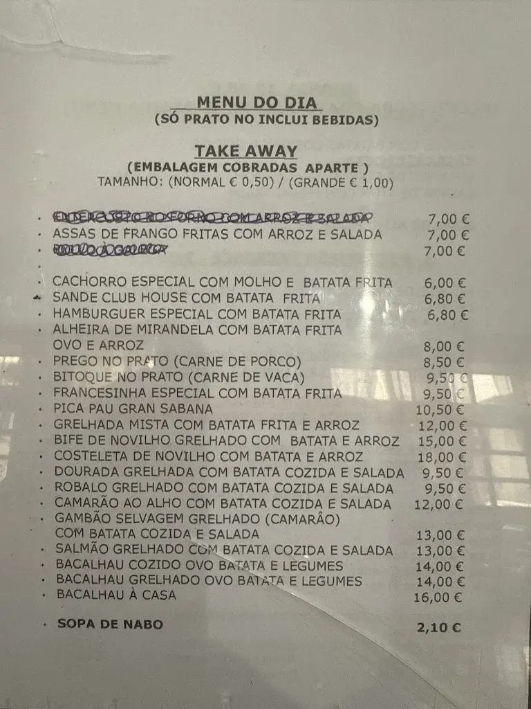 Menu_Restaurante Gran Sabana Estarreja Portugal. Diarias_Estarreja_immagine_3