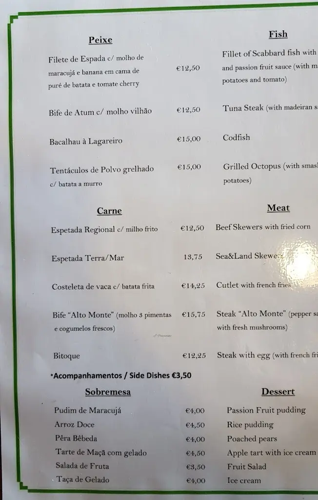 Menu_Restaurante Alto Monte_Nossa Senhora do Monte_image_2