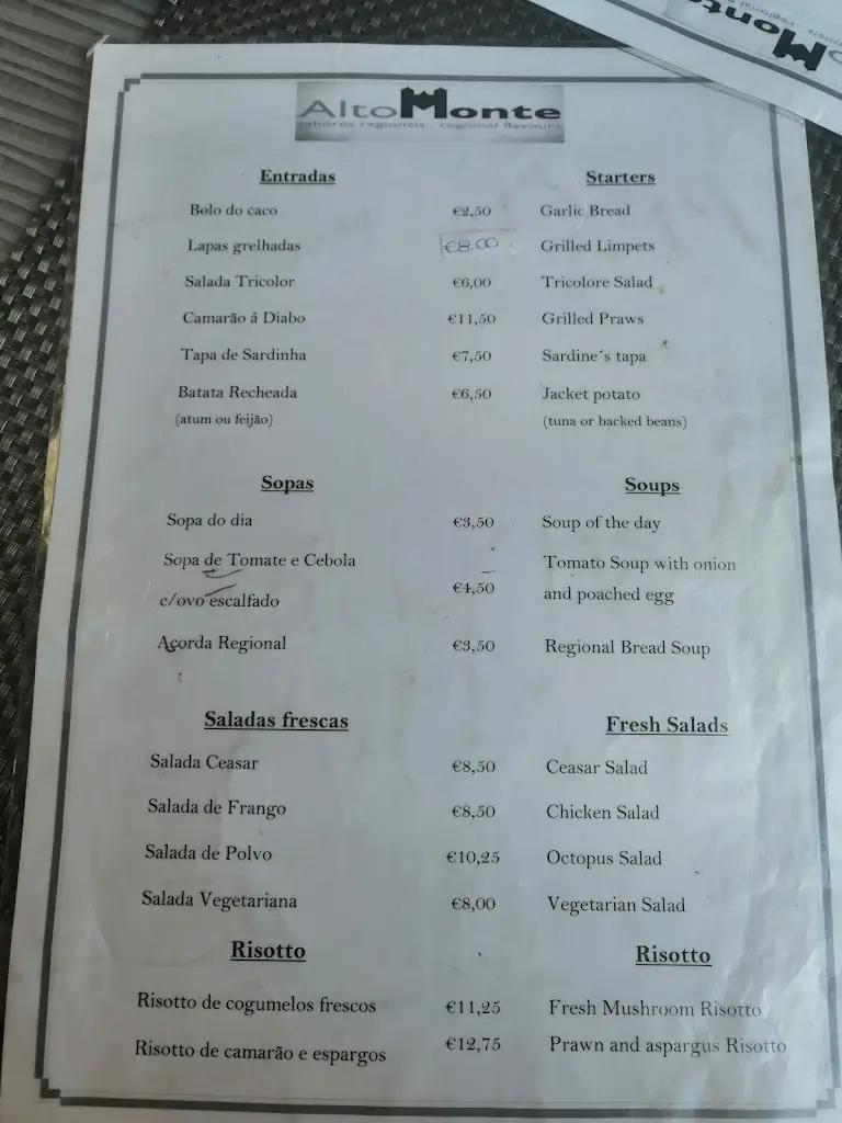 Menu_Restaurante Alto Monte_Nossa Senhora do Monte_image_3