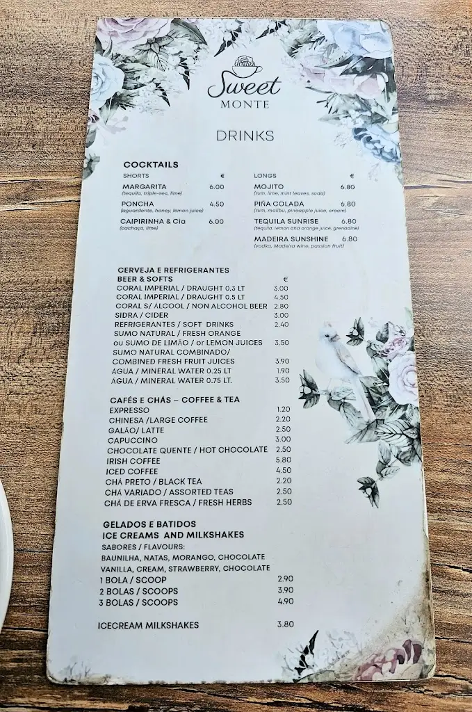 Menu_Sweet Monte_Nossa Senhora do Monte_image_1