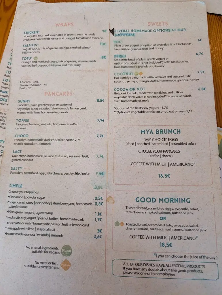Menu_Mya Petit Café brunch restaurant_Funchal_immagine_2