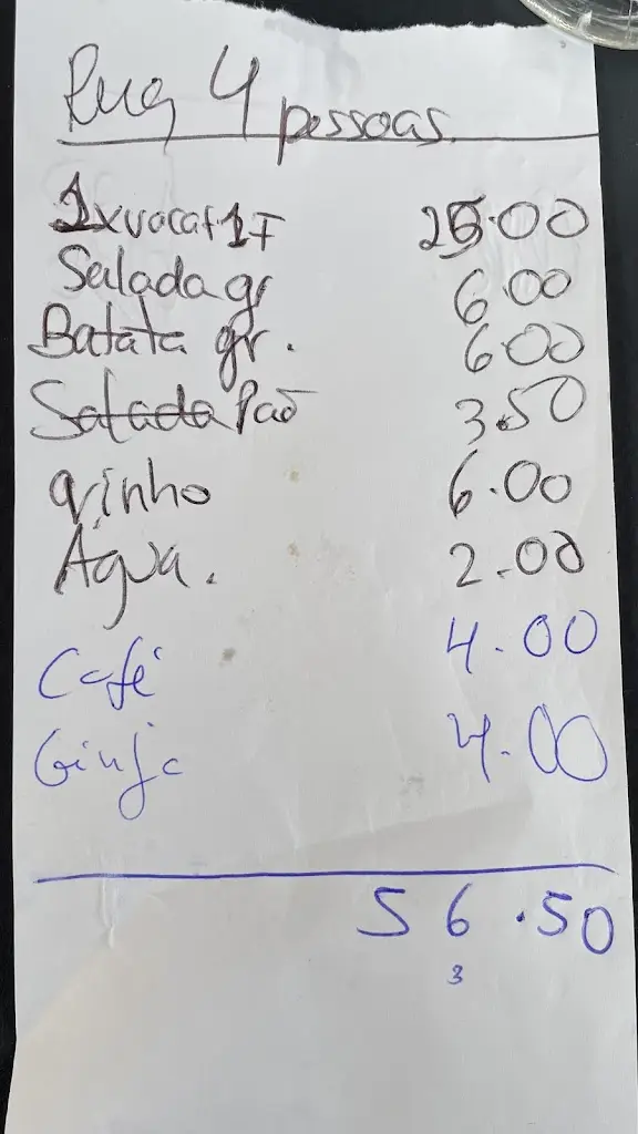 Menu_Restaurante O Lagar Antiguidades_Curral das Freiras_immagine_2
