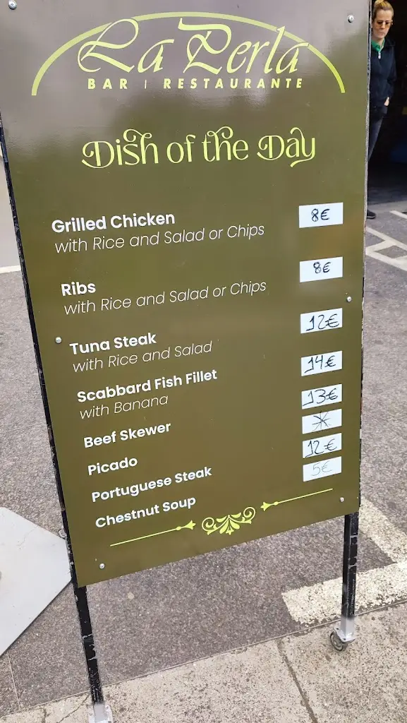 Menu_La Perla Restaurante | Bar_Curral das Freiras_imagen_1