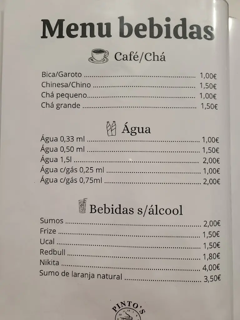 Menu_Pinto's Clock Café_Curral das Freiras_imagen_2