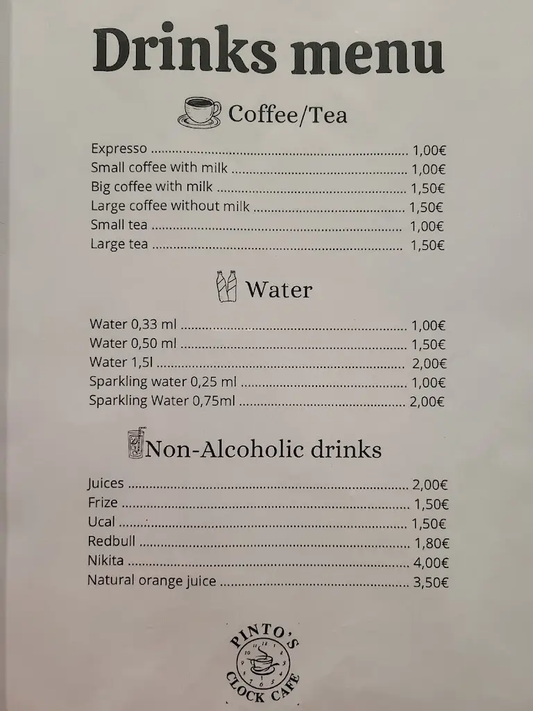 Menu_Pinto's Clock Café_Curral das Freiras_imagen_3