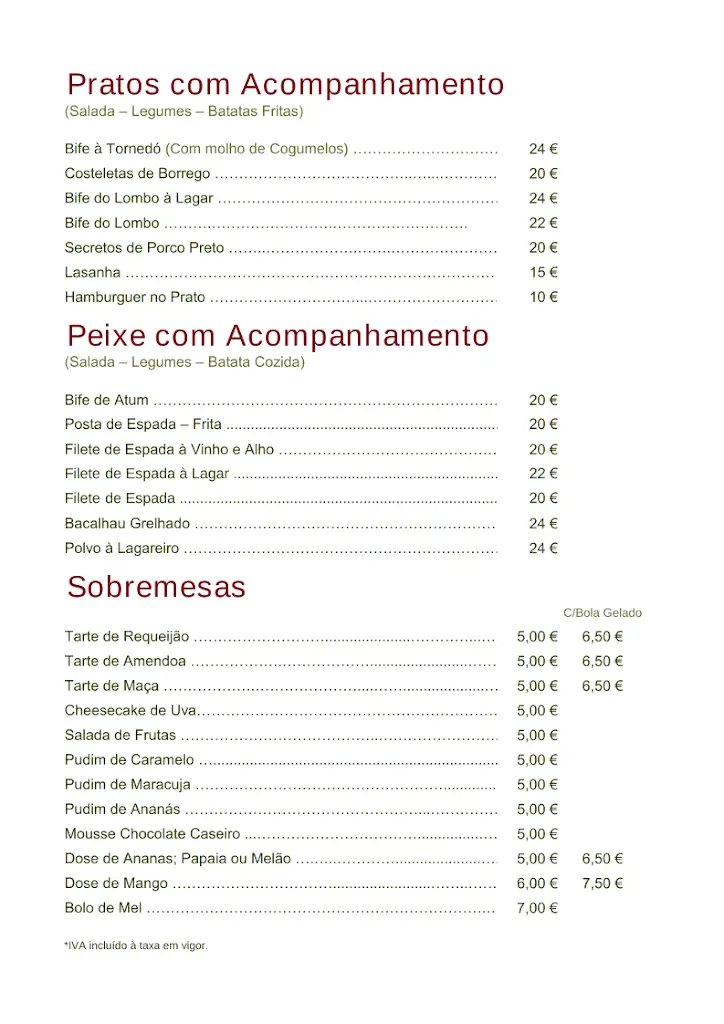 Menu_O Lagar_Curral das Freiras_immagine_1