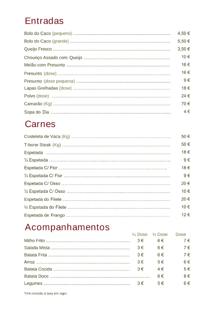 Menu_O Lagar_Curral das Freiras_immagine_2