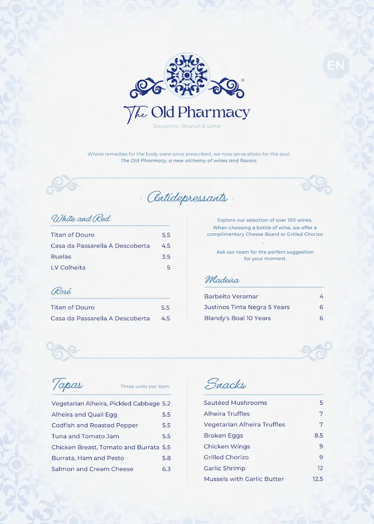 Menu_The Old Pharmacy_Ponta do Sol_image_3
