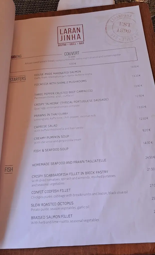 Menu_Laranjinha_Caniço_imagen_2