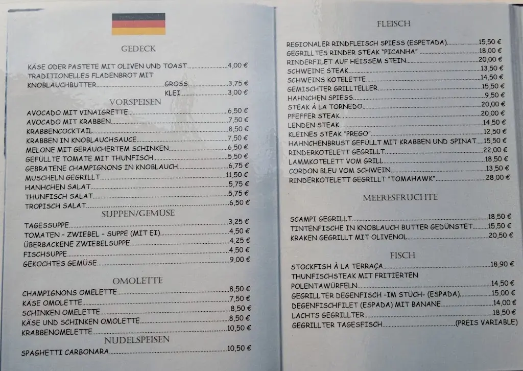 Menu_La Terraça_Caniço_imagen_1