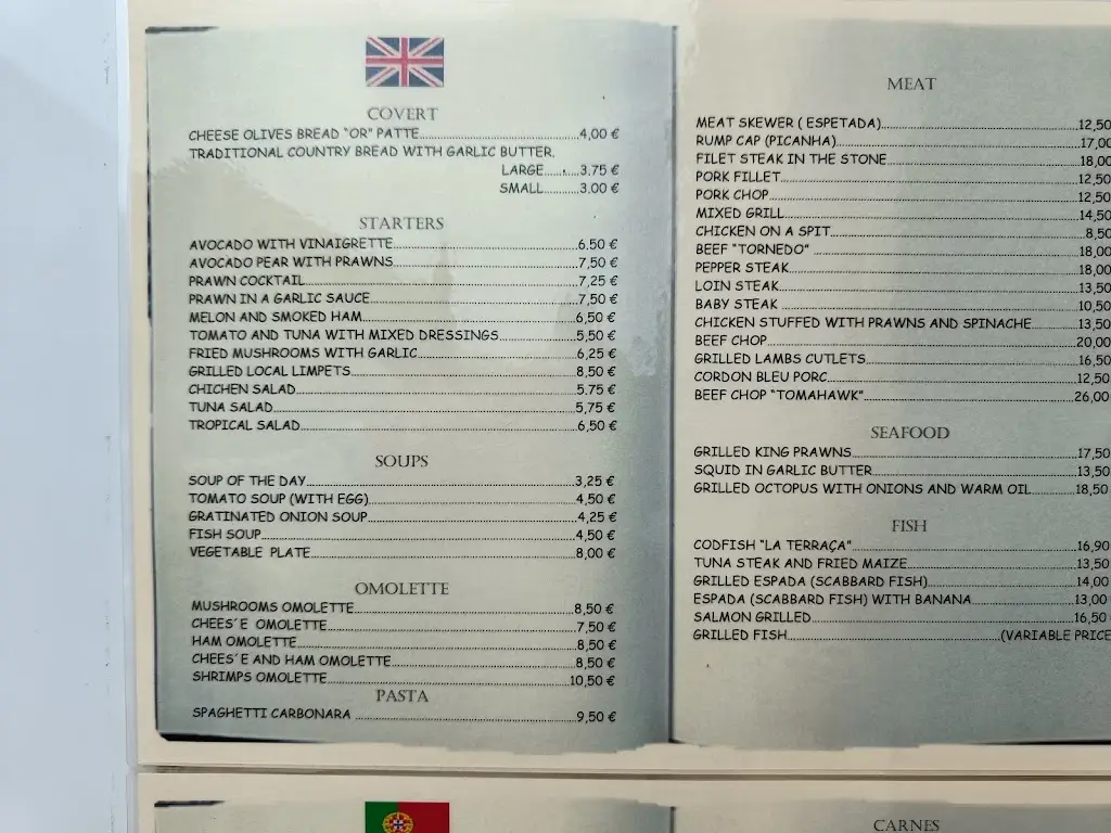 Menu_La Terraça_Caniço_imagen_4