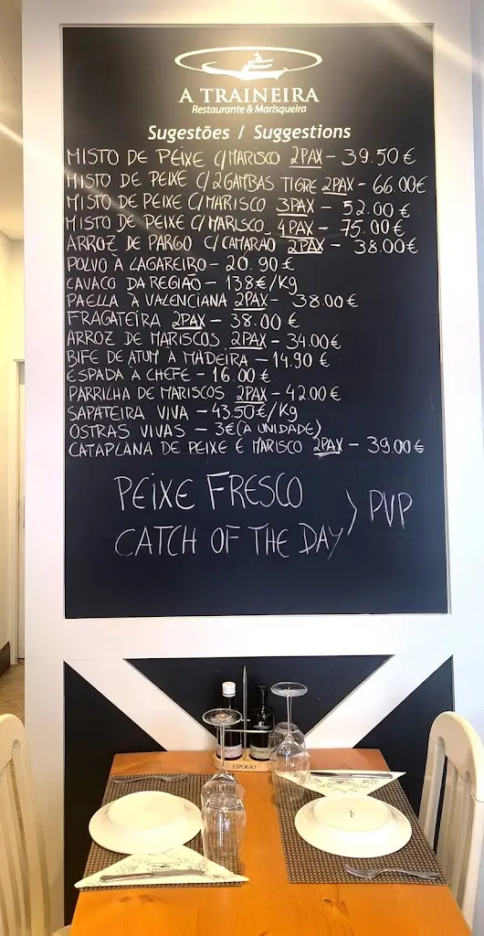 Menu_A Traineira_Caniço_immagine_1