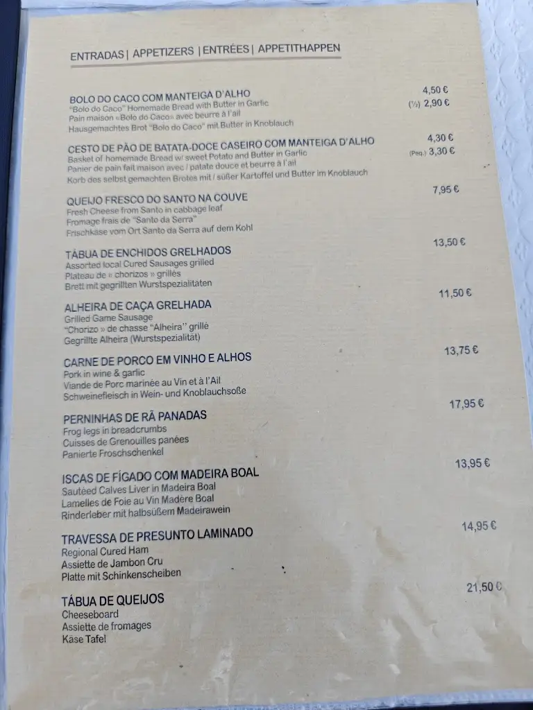 Menu_Abrigo do Pastor restaurant_Camacha_immagine_1