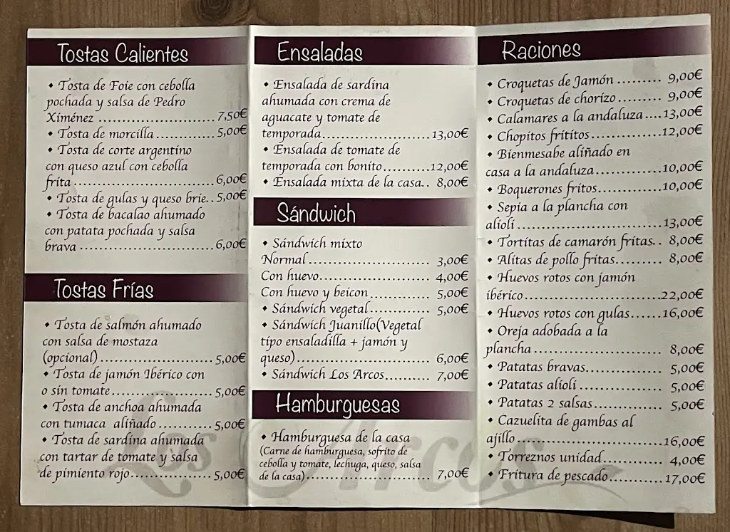 Menu_Restaurante Don Vendaval_Estarreja_immagine_1