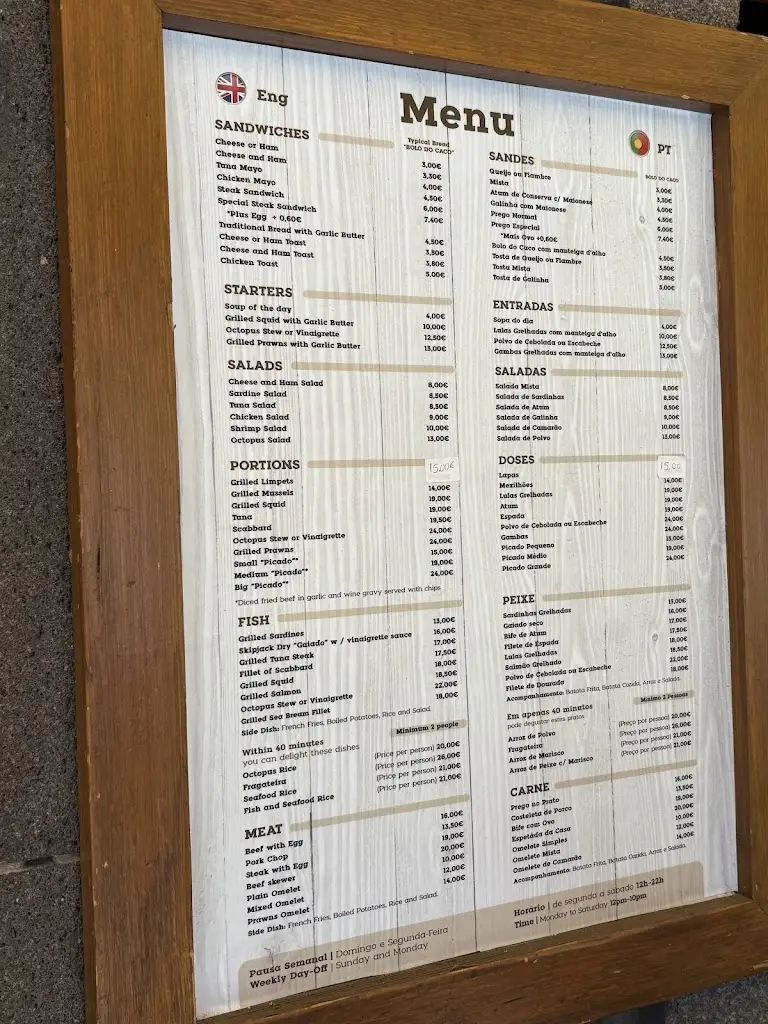 Menu_A Pipa restaurant & bar_Porto da Cruz_immagine_2