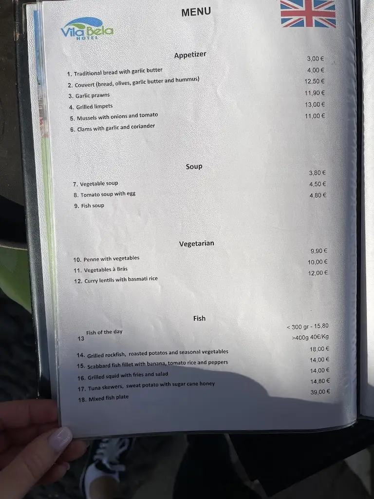 Menu_Restaurant Vila Bela_Porto da Cruz_immagine_4