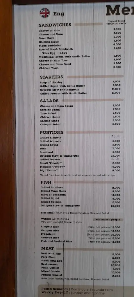 Menu_Restaurante Praça do Engenho_Porto da Cruz_image_4