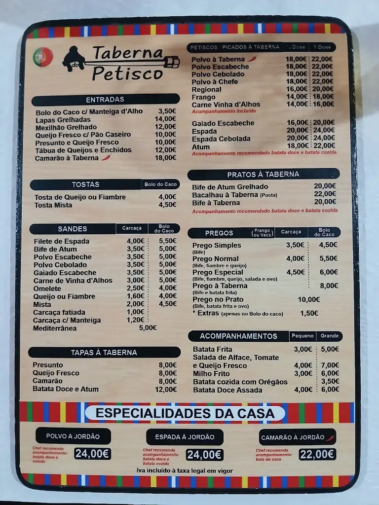 Menu_Taberna do Petisco_Porto da Cruz_image_1