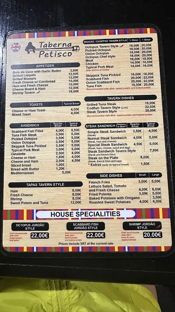 Menu_Taberna do Petisco_Porto da Cruz_image_4