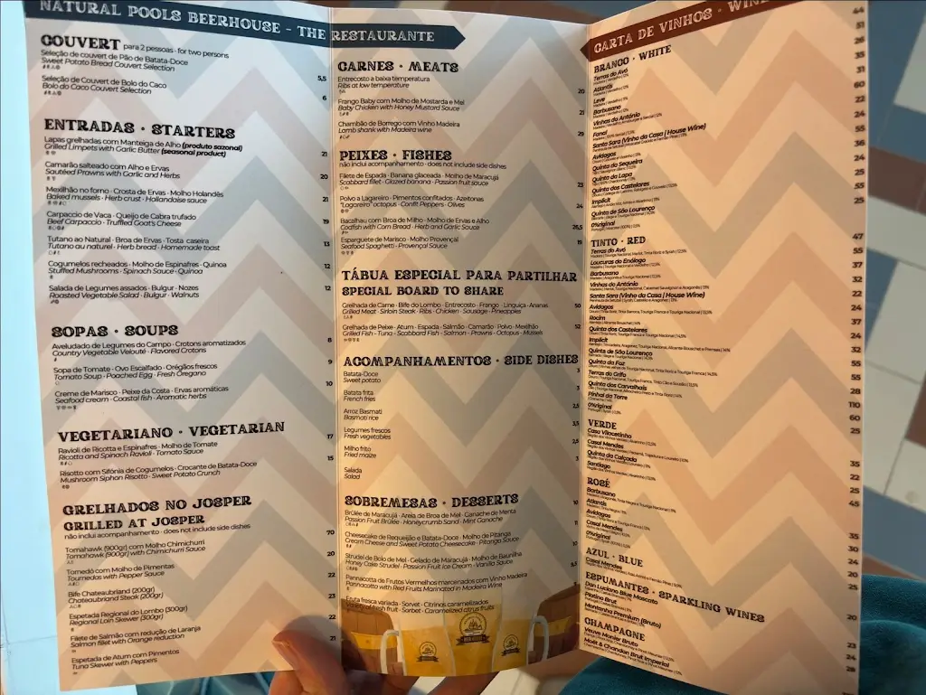 Menu_Sea View Restaurante_Porto Moniz_immagine_3