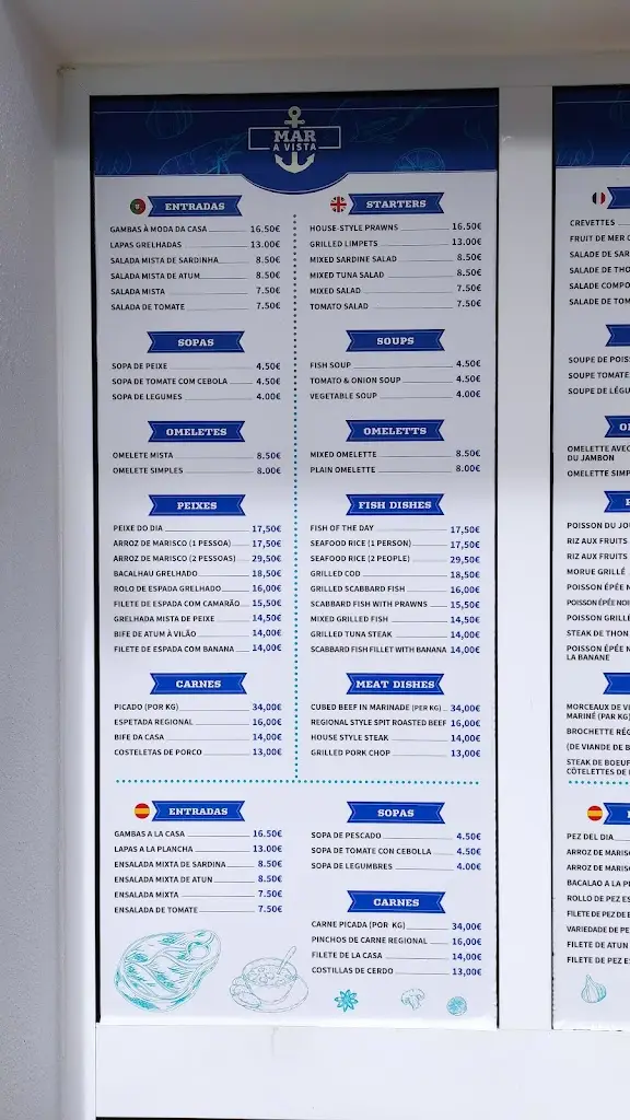 Menü_Restaurante Mar à Vista_Porto Moniz_Bild_2